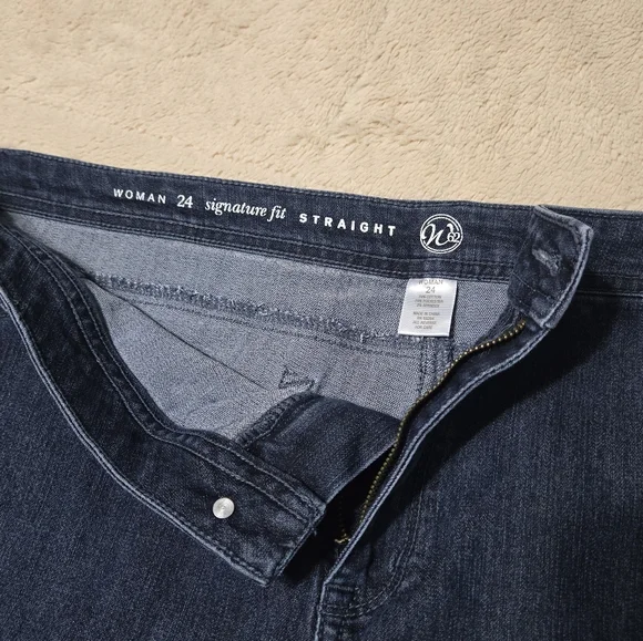 Westport 1962  24 signature fit straight denim jeans, 24 - Picture 6 of 15